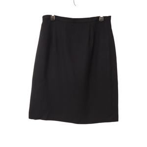 NWT Josephine Chaus Black Pencil Straight Mini Academia Skirt Women's 14
